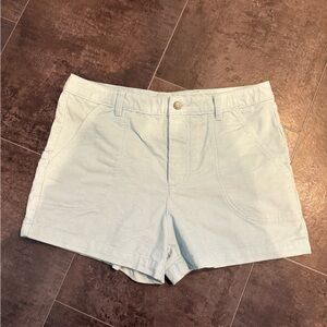 Patagonia Light Blue Women's Corduroy Shorts size 12